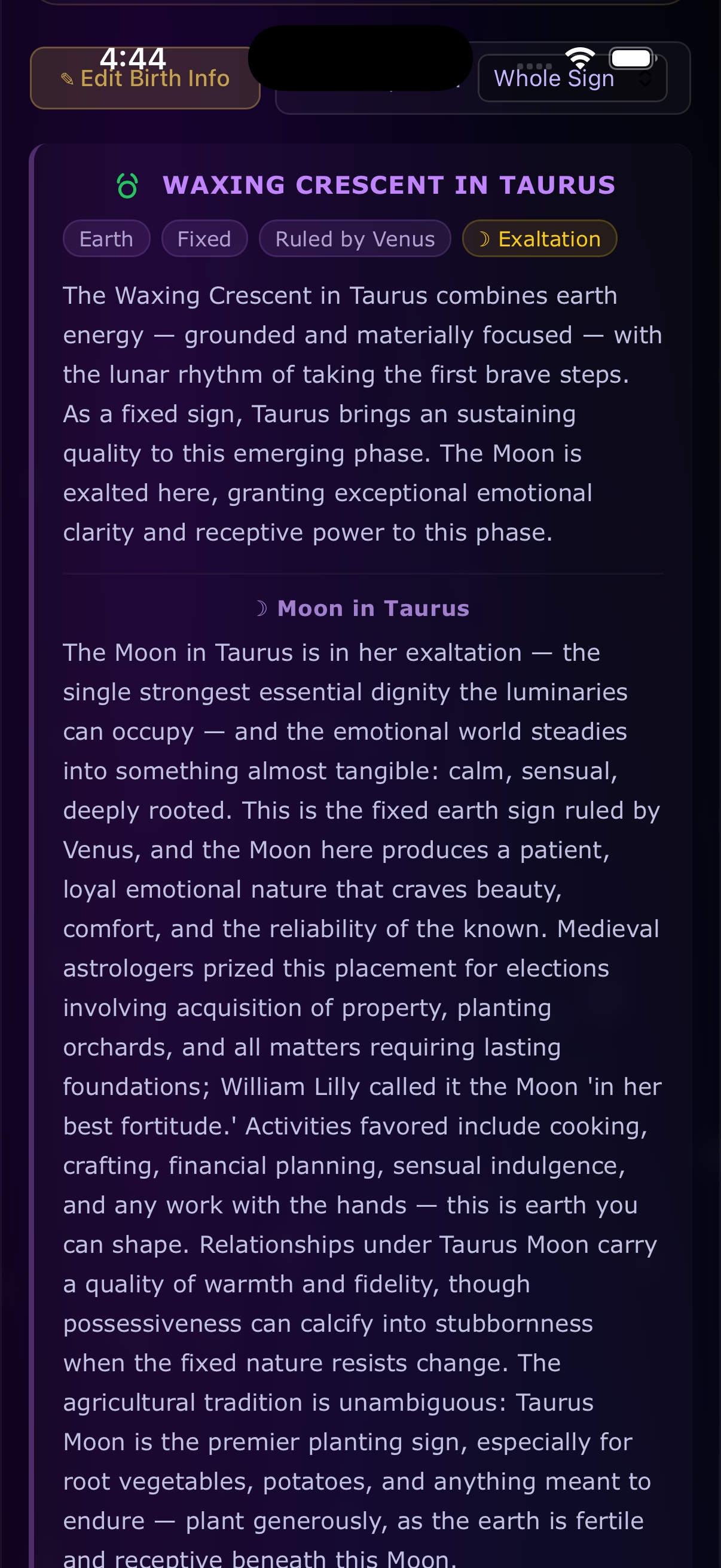 Moon Sign Interpretation - LunarPal